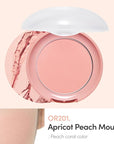 ETUDE Lovely Cookie Blusher #OR201 Apricot Peach Mousse 4g