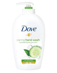 Dove Caring Hand Wash Cucumber & Green Tea Scent | PH Balanced Scented Moisturizing Hand Soap for Working Hands and Dry Hands | 8.45 Oz