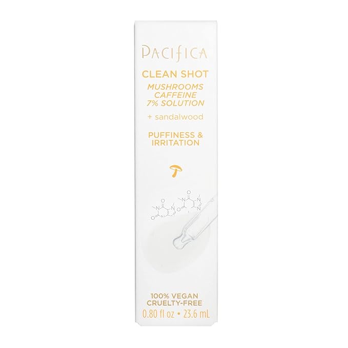 Pacifica Clean Shot Mushrooms and Caffeine 7 Percent 0.8 oz