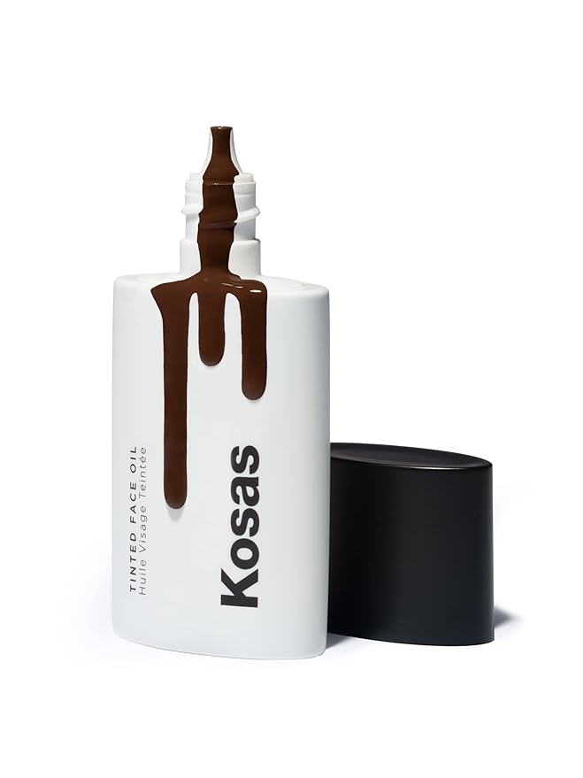 Kosas Tinted Face Oil | Nourishing, Light-Coverage Tinted Foundation, (Tone 10)