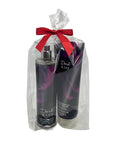 Bath & Body Works DARK KISS 2-piece Gift Set with a Red Bow for Holidays & Gifts - Fine Fragrance Mist & Ultimate Hydration Body Cream
