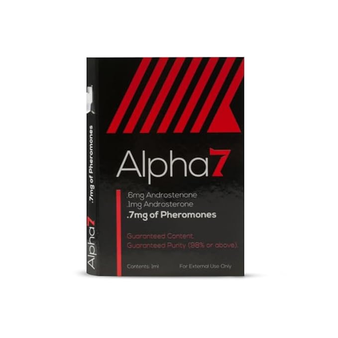 Alpha 7 Unscented - Pheromone Cologne for Men with Pure Pheromones - High Concentration Blend to Attract Women - Top Selling Perfume Oil Designed to Complement Your Scent ((1 ml))