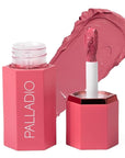 Palladio Liquid Blush for Cheeks & Lips 2-in-1 Makeup, Weightless Cream Formula, Smudge Proof Long-Wearing, Natural Look, Dewy Finish, Cool Pink