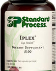 Standard Process Iplex - Whole Food Vascular Supplement, Eye Health and Eye Support with Shiitake Mushroom, Phosphoric Acid, Rice Bran, Organic Carrot, Arrowroot Flour, Alfalfa - 150 Capsules