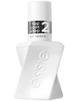 Essie Gel Couture Long-Lasting Nail Polish, Vegan, Clear, Shiny Top Coat, 0.46 fl oz