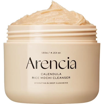 ARENCIA Calendula Rice Mochi Fresh Cleanser - Moisturizing, Brightening & Deep-Cleansing (4.23oz)