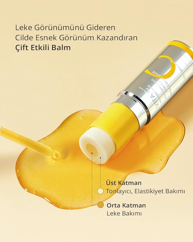 MISSHA Vita C Plus Ampoule Balm Facial Serum Stick - Instant Wrinkle Care, Nourishing Ampoule Balm, Stocking Stuffers