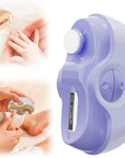 3 in 1 Electric Polishing Automatic Nail Clippers, 2026 New Automatic Nail Trimmer Clippers for Fingers and Toes with 2 Adjustable Speeds, Electric Toe Nail Cutter for Thick Toenails Seniors (Purple)