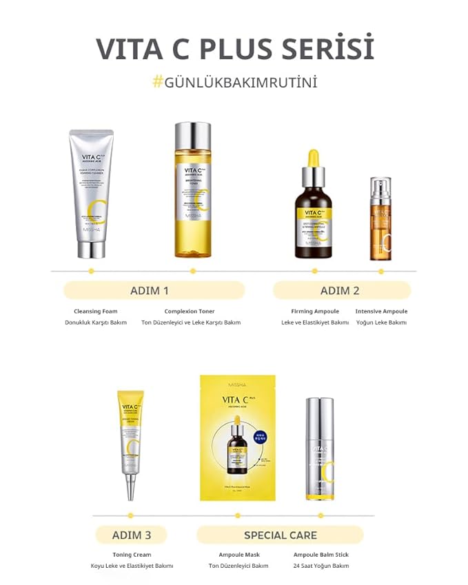 MISSHA Vita C Plus Ampoule Balm Facial Serum Stick - Instant Wrinkle Care, Nourishing Ampoule Balm, Stocking Stuffers