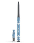 PrimeEyes Glide Eyeliner for Mature Women – Waterproof, Long-Stay and Mess-Proof – Gel Creme Texture, Discreet Sharpener and Effective Smudger (Smoky)