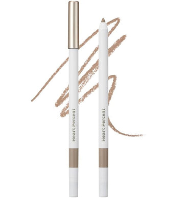 Heart Percent Dote On Mood Lip Pencil Slim, Defines and Fills Creamy Lip Liner Retractable Lipstick Pencil with Built-In Sharpener, #03. Oat Beige