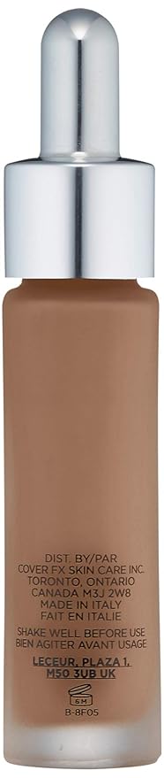 COVER FX Custom Cover Drops, Multi-Use Shade-Adjusting Liquid Deep 3