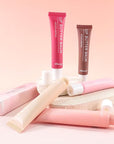 Summer Hydrating Lip Butter Balms Lip Gloss,Natural Vegan Lip Balm Tinted for Instant Moisture,Shine,Hydration Purple-Tinted,Soothes & Softens Dry Lips,Bálsamo labial hidratante 04#Cherry (0.5 Oz)