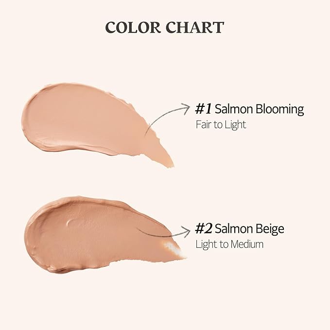 SKINFOOD s Salmon Dark Circle Concealer Cream - Under Eye Concealer for Dark Spots and Wrinkles - Full Coverage - Stocking Stuffer - 0.35 Oz/10 g (Blooming)