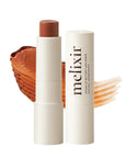 Melixir Vegan Lip Butter (12 Colors), Hydrating Tinted Lip Balm Stick, Bee-Free, Petrolatum-Free, Plant-Based, Moisturizes Dry & Chapped Lips With Shea Butter, Sheer, Natural Finish - #12 Caramel