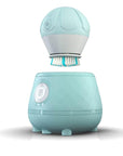 Tao Clean Ona Diamond Orbital Facial Brush and Cleansing Station – Robin's Egg Blue – Electric Face Cleansing Brush with Ergonomic Handle, Dual Speed Settings, 2 Piece Set, (BA-0201-RBE-US)