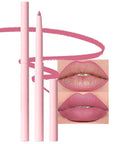 evpct Pink Matte Creamy Retractable Lip Liner Pencils for Shaping & Sculpting Lips, Lip Pencils for Women Long Lasting Waterproof Rich Lip Colors Liner Crayon Lipstick delineador de labios 09
