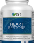 Well of Life Heart Restore: 60 Veg Capsules Helps Healthy Cholesterol, Triglyceride, Homocysteine & CRP Levels Within Normal Range : Made in USA, GMP Certified, Non-GMO