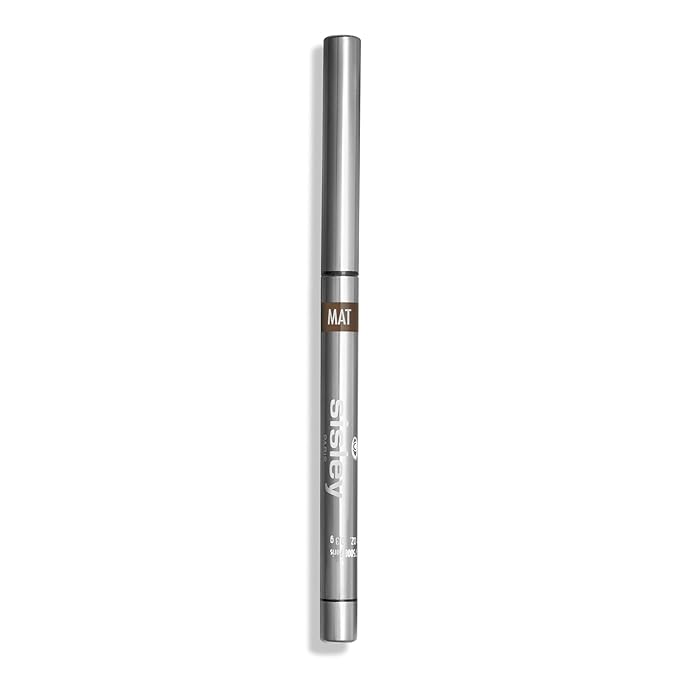 Sisley Paris Phyto-Khol Star Waterproof, 6 Matte Chestnut - Long-Lasting, Retractable Eyeliner Pencil with Sharpener - Intensity of an Eyeliner in a Pencil - Perfect Definition, Extreme Precision