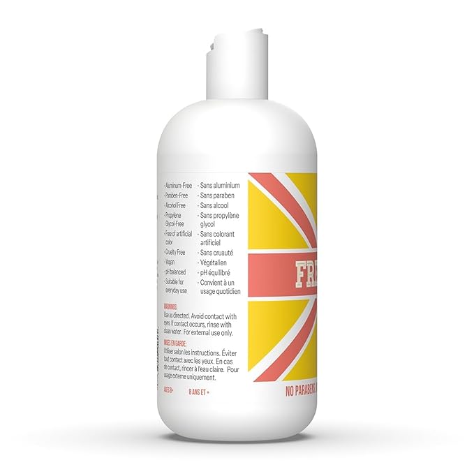 Fresh Kidz Body Wash 16.9 fl.oz. and 2 Roll-On Deodorants 1.86 fl.oz. for Kids and Teens - Girls Coral Set