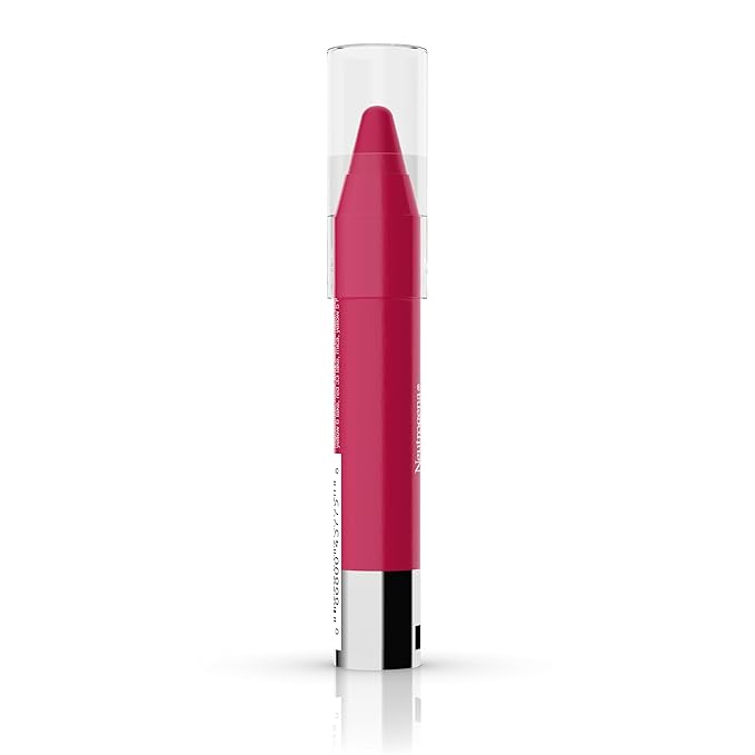 Neutrogena MoistureSmooth Color Stick for Lips, Moisturizing and Conditioning Lipstick with a Balm-Like Formula, Nourishing Shea Butter and Fruit Extracts, 150 Cherry Pink, .011 oz