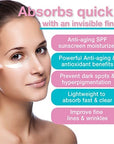 Age Defying SPF 30 Sunscreen Moisturizer Face Cream with Vitamin C, E, & Hyaluronic Acid for Face, Neck, or Body - Fragrance and Oil Free - 3.3 Oz