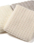 Exfoliating Washcloth [Made in Japan] Shower Back Scrubber, Natural Loofah