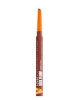 NYX PROFESSIONAL MAKEUP Duck Plump Plumping Lip Liner, Matte Pencil With Up To 10HR Wear, Swollen Spice (Warm Nude Lip Liner)