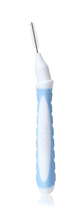 Reach Interdental Brush Tight 1.0mm | Removes up to 30% More Plaque | Special Designed for Gum Protection, PFAS Free | 10 Brushes (Pack of 2)