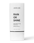 RAIN OR SHINE Anti Aging Face Sunscreen SPF 50 for Clear Skin with Green Tea, Hyaluronic Acid, Vitamin E Oil, Ginseng Extract, Licorice Root – SPF Moisturizer for Face, Fragrance Free 2.03 Oz