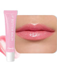 Summer Hydrating Lip Butter Balms Lip Gloss,Natural Vegan Lip Balm Tinted for Instant Moisture,Shine,Hydration Pink-Tinted,Soothes & Softens Dry Lips,Bálsamo labial hidratante 02#Candy (0.5 Fl Oz)