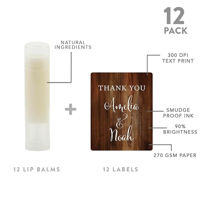 Andaz Press Personalized Wedding Party Lip Groom