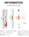 Matte Lip Stain Peel Off Lip Gloss& Lip Liner 2-in-1: One end defines lips with precision liner, the other peels off to reveal long-lasting, waterproof, smudge-proof, transfer-proof matte color.5#