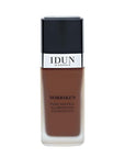 Liquid Norrsken Foundation - Silky Smooth Coverage - Luminous, Dewy Finish for Dry and Dull Skin - Water Resistant and Vegan Makeup - 224 Hilda - Neutral Medium Brown - 1.01 oz