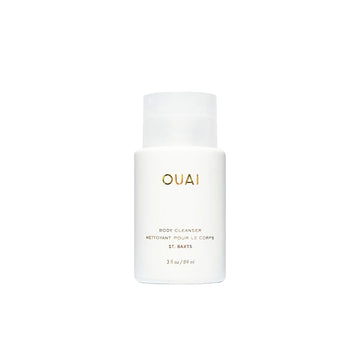 OUAI Body Cleanser, St. Barts Travel Size - Foaming Body Wash with Jojoba Oil & Rosehip Oil to Hydrate, Balance & Soften Skin - Paraben, Phthalate & Sulfate Free Skin Care Products (3 fl oz)