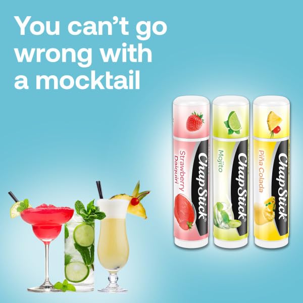 ChapStick Bulk Lip Balm Mocktail Collection,