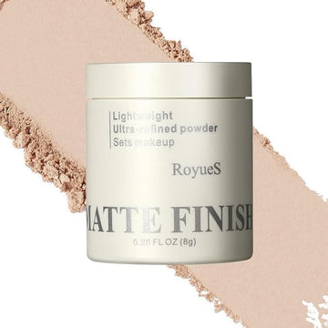 Nude Translucent Makeup Setting Powder, Waterproof High-Definition Traceless
