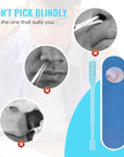 2025 New 2 in 1 Nasal Hair Cutter, Double Sided Nose Hair Knife Nostril Hair Remover Tool, Manual 360° Rotating Nose Hair Trimmer, Mini Noses Hair Remover Tool for Women and Men (Pink, 6 Pcs)