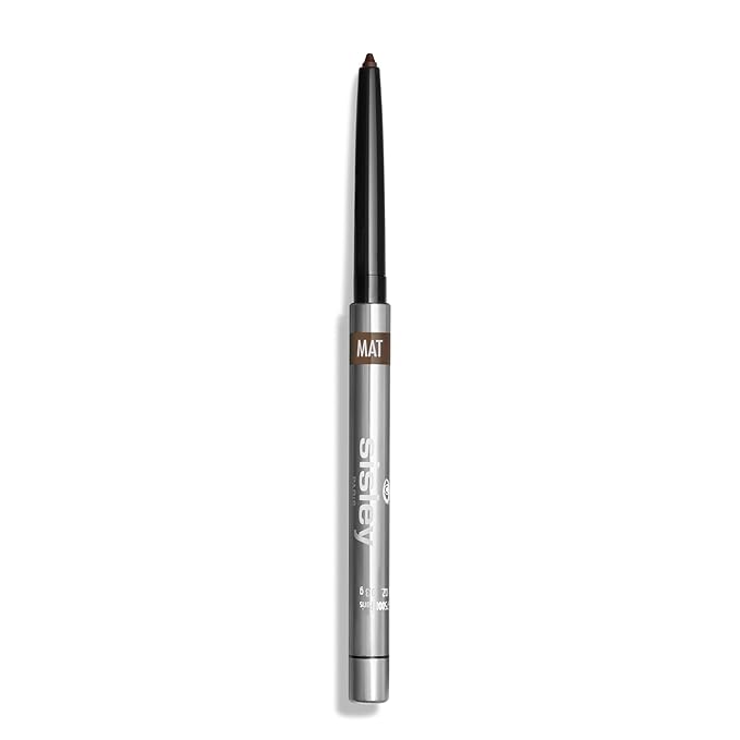 Sisley Paris Phyto-Khol Star Waterproof, 6 Matte Chestnut - Long-Lasting, Retractable Eyeliner Pencil with Sharpener - Intensity of an Eyeliner in a Pencil - Perfect Definition, Extreme Precision