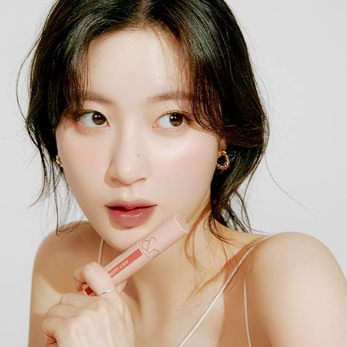 rom&nd JUICY LASTING TINT #23 NUCADAMIA | K-Beauty Hydrating Lip Stain Gloss | Buildable MLBB Red Brown Tint for Plump, Long-Lasting Shine