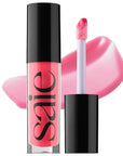 Saie Glossybounce - Hydrating Lip Gloss and Tinted Lip Oil Hybrid with Hyaluronic Acid & Jojoba Oil for Non-Sticky, Ultra-Shiny, Plump & Soft Lips - Everyday Makeup Essential - Play (.17 oz)