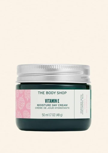 The Body Shop Vitamin E Moisture Cream – Fast Absorbing – Hydrates, Moisturizes and Protects – For Dehydrated Skin – 1.7 oz