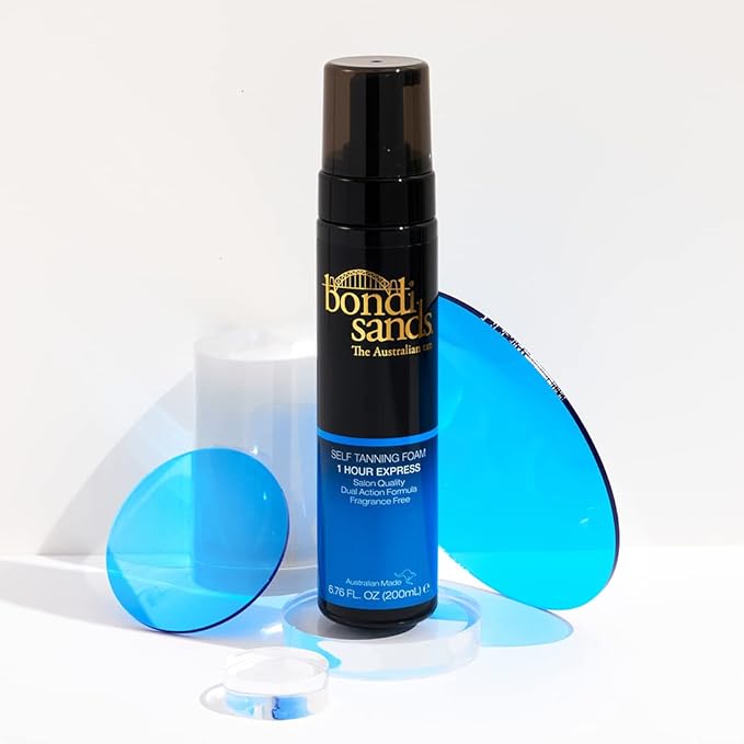 Bondi Sands 1 Hour Express Self Tanning Foam | Lightweight, Fragrance Free Self-Tanner for an Even, Streak-Free Tan | 6.76 fl oz