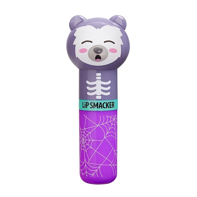 Lip Smacker Halloween Lippy Pal Lip Balm- Spooky Cute Midnight Berry Flavored Deliciousness, Moisturizes, Nourishes, & Soothes, Cruelty-Free & Vegan - Fox