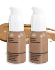 2Pcs Matte Liquid Full Coverage Foundation, Flawless Soft of 2)