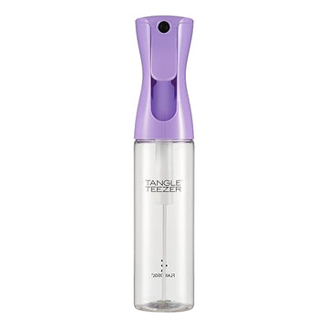TANGLE TEEZER Fine Mist Continuous Spray Bottle, Reusable and Refillable, for Hair Detangling and Styling, 10.1 oz, Lilac