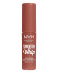 NYX PROFESSIONAL MAKEUP Smooth Whip Matte Lip Cream, Long Lasting, Moisturizing, Vegan Liquid Lipstick - Teddy Fluff (Midtone Pinky Brown)