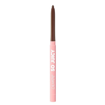 ColourPop So Juicy Plumping Lip Liner with Peptides - Long Lasting Lip Liner for Visibly Plumped & Shaped Lips - Enriched with Smoothing Ceramides & Peppermint - Mocha Latte (0.01 oz)