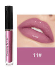 Vegan Moisturizing, Long Lasting Lip Gloss - Satin & Glitter - Allergen Free for Sensitive Skin - Burgundy Pink by Dr. Liia