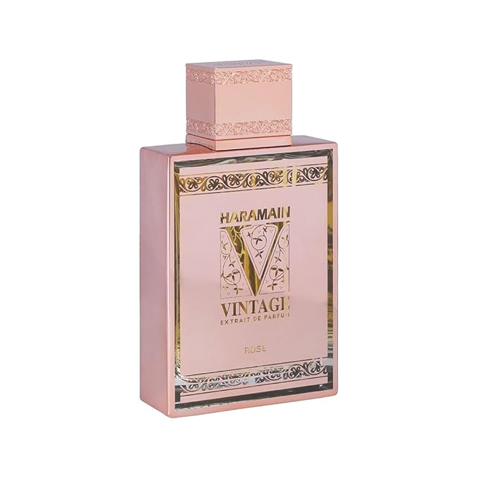Al Haramain Vintage Rose - Perfumes for Women and Cologne for Men - Captivating Fragrance with Bergamot - 3.33 oz Extrait De Parfum Spray